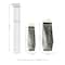 Glitzhome® Geometric Antique Silver Metal Floor Vases Set